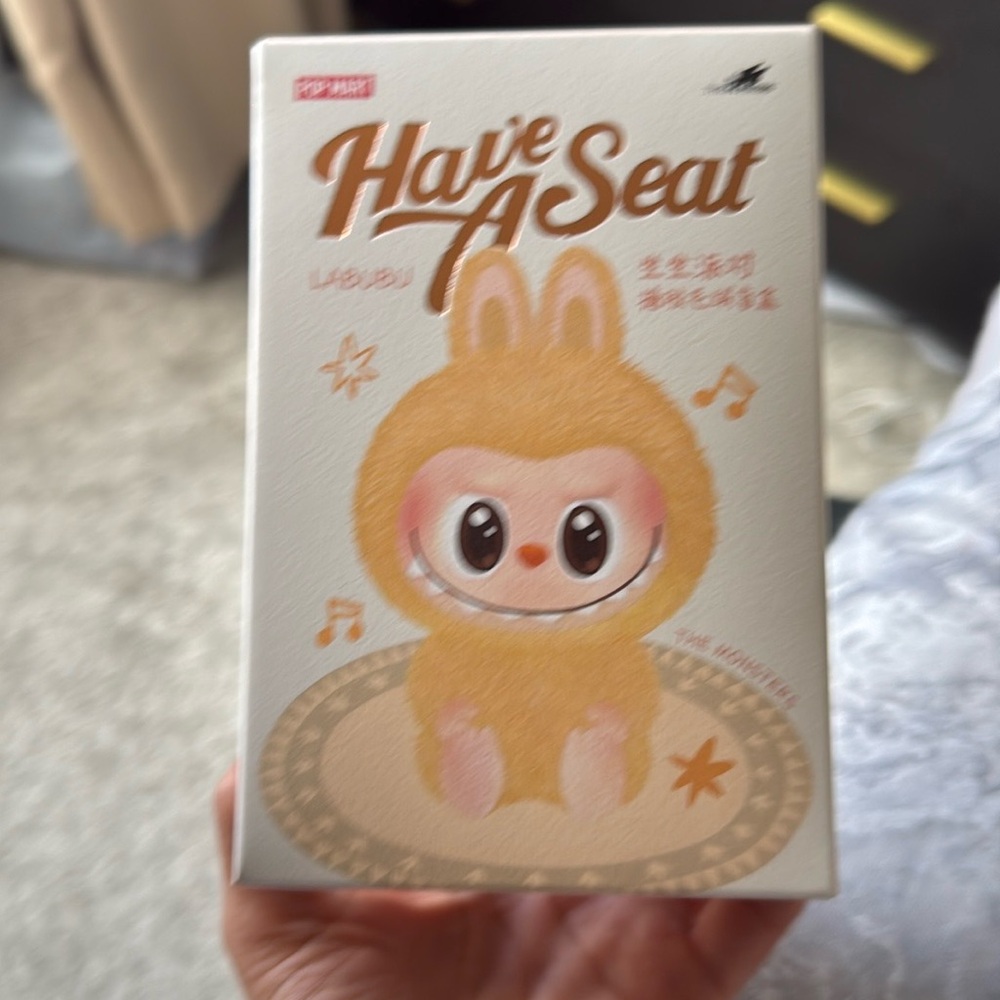 LABUBU HAVE A SEAT QUQU fully sealed